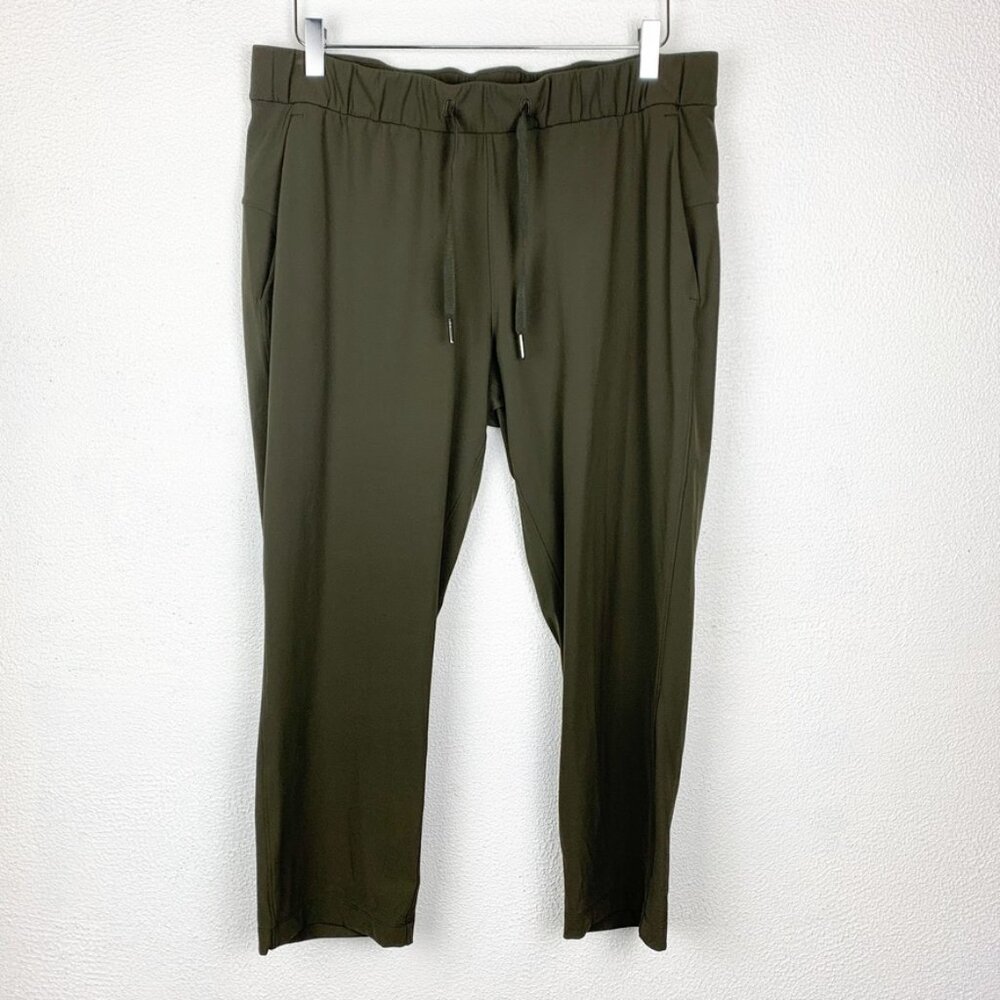 lululemon | On The Fly Crop Dark Olive - Picture 2 of 6